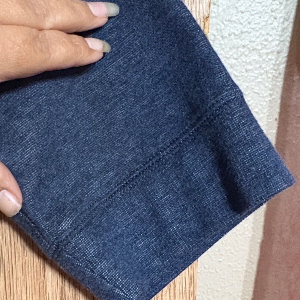 Ann Taylor Navy and Gray Knit dress - Picture 5 of 8